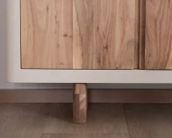 Meuble House Grand buffet bas 4 portes style organique et contemporain "Miona" Sale