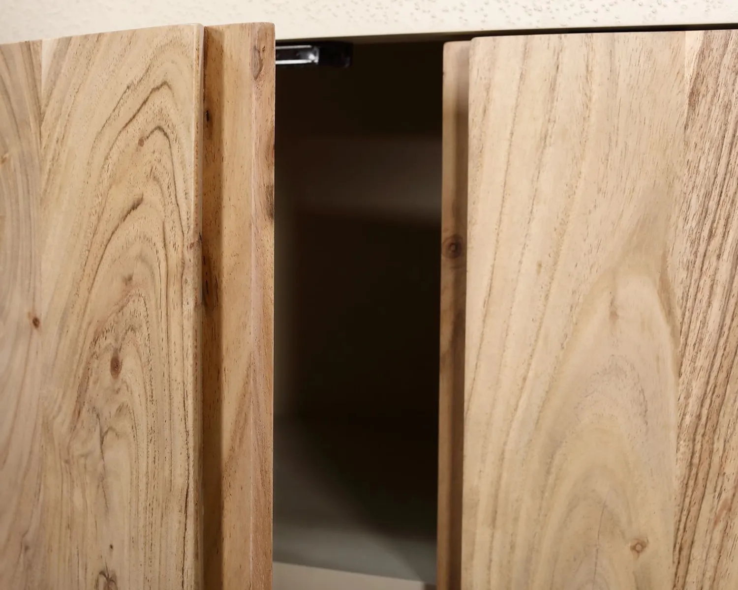 Meuble House Grand buffet bas 4 portes style organique et contemporain "Miona" Sale