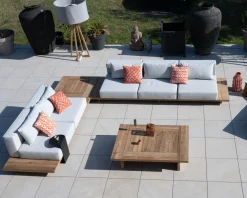 Meuble House Grand canapé modulaire 5 places de jardin 