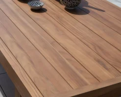Meuble House Grande table de repas extérieure 240 cm en teck 
