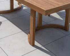 Meuble House Grande table de repas extérieure 240 cm en teck 