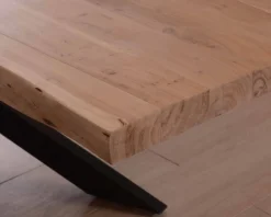 Meuble House Grande table à manger plateau 280 cm acacia massif et pieds métal 