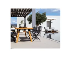 Meuble House Grande table outdoor en teck massif 240 cm