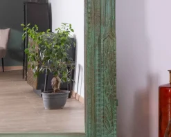 Meuble House Grand miroir avec cadre indien en bois