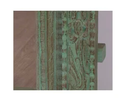 Meuble House Grand miroir avec cadre indien en bois