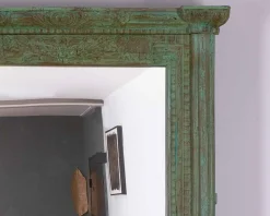 Meuble House Grand miroir avec cadre indien en bois