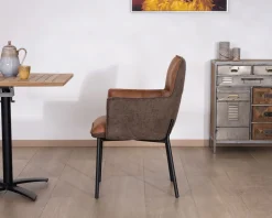 Meuble House Lot de 2 chaises de repas confort