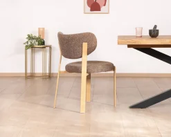 Meuble House Lot de 2 chaises de repas empilables design et chaleureuses