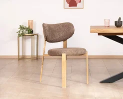 Meuble House Lot de 2 chaises de repas empilables design et chaleureuses