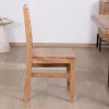 Meuble House Lot de 2 chaises de repas en acacia massif "Conoa" Outlet