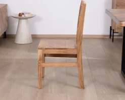 Meuble House Lot de 2 chaises de repas en acacia massif