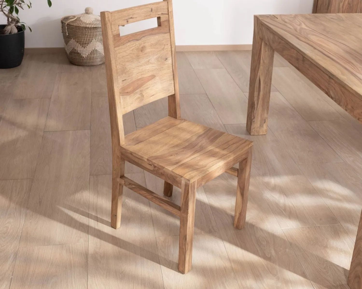 Meuble House Lot de 2 chaises de repas en palissandre "Kalanohé" Hot