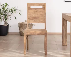 Meuble House Lot de 2 chaises de repas en palissandre