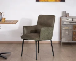 Meuble House Lot de 2 chaises de repas look rétro