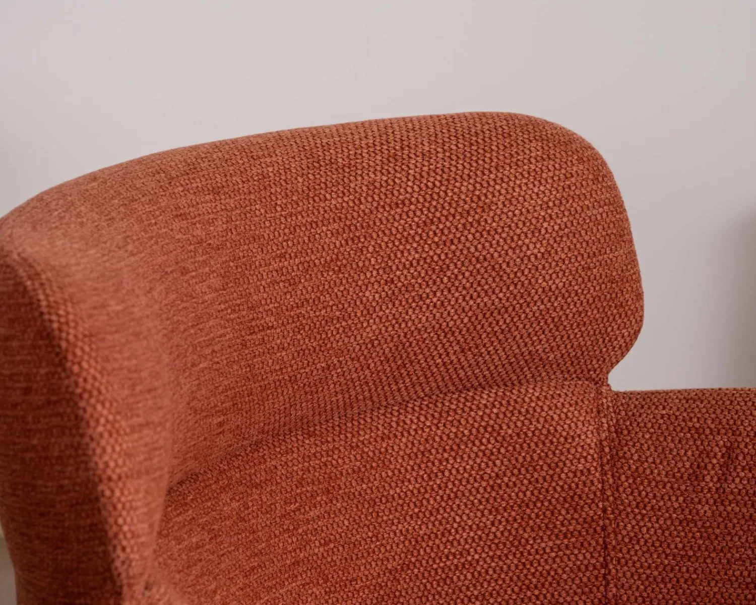 Meuble House Lot de 2 chaises de repas terracotta et pieds métal style vintage "Riméno" Clearance