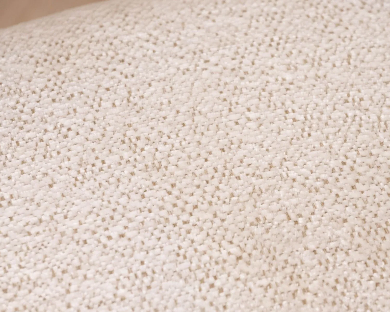 Meuble House Lot de 2 chaises design et confortables en tissu bouclettes blanc "Amarello" New