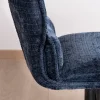 Meuble House Lot de 2 chaises hautes matelassées réglables en hauteur "Topley" tissu coloris bleu nuit Sale