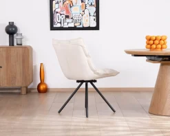 Meuble House Lot de 2 chaises pivotantes 360°