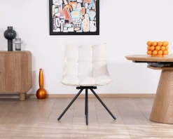 Meuble House Lot de 2 chaises pivotantes 360°
