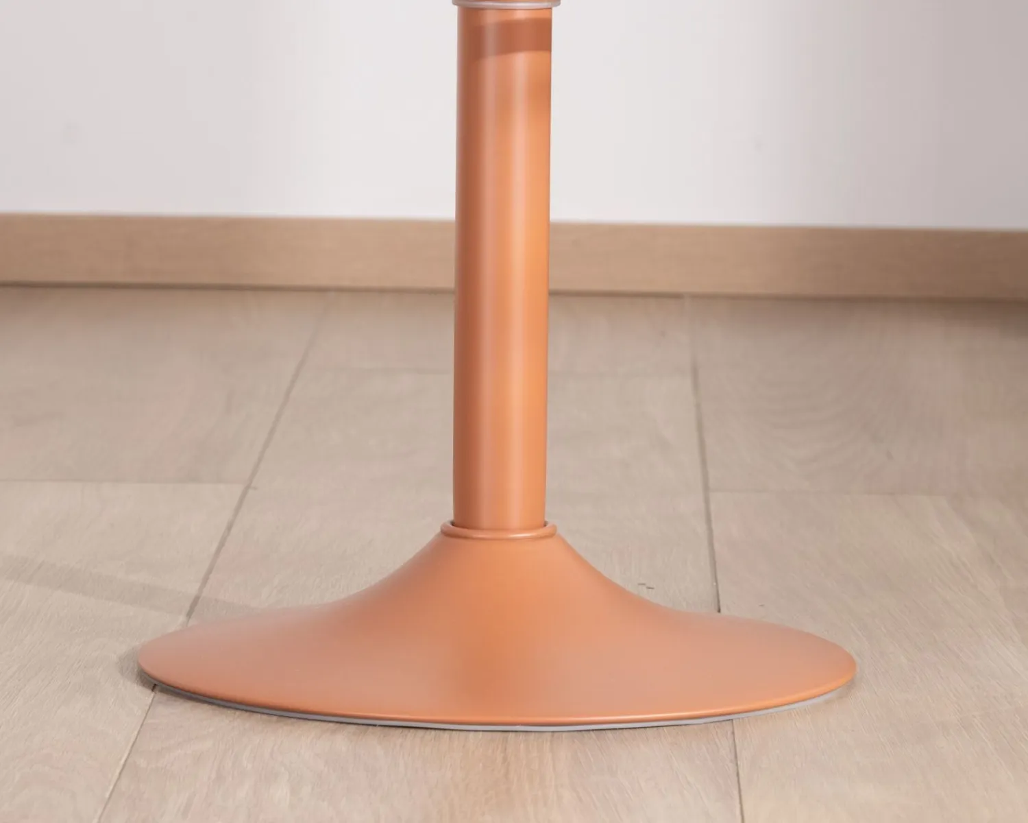 Meuble House Lot de 2 tabourets de bar réglables en hauteur "Juo" bois et métal terracotta New