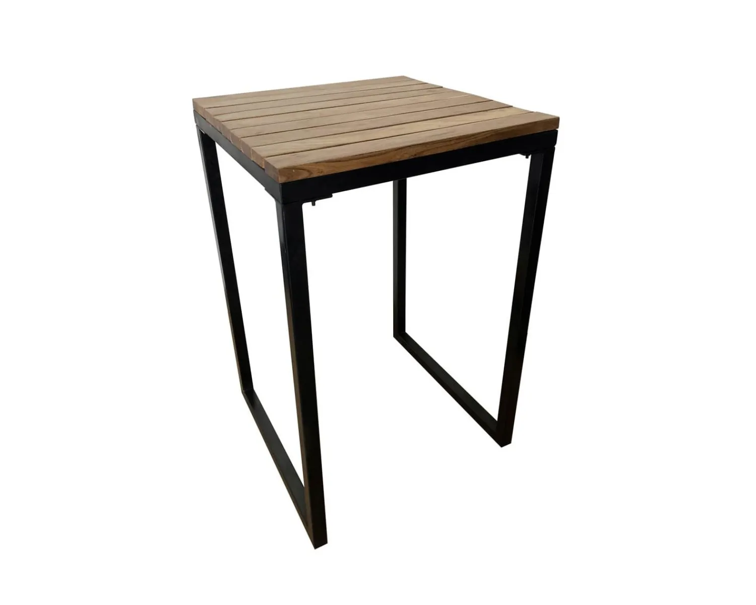 Meuble House Mange-debout carré en bois exotique 70x70 cm "Garden"