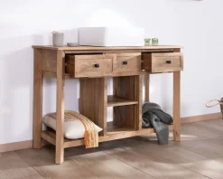 Meuble House Meuble avec vasque simple à poser 120 cm