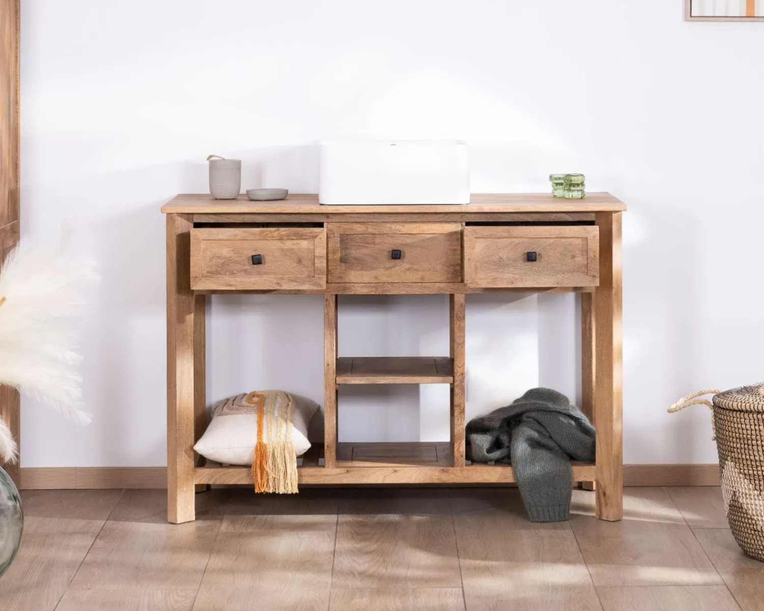 Meuble House Meuble avec vasque simple à poser 120 cm "Maestro" en manguier Hot