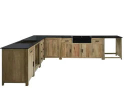 Meuble House Meuble bois massif de cuisine 1 porte