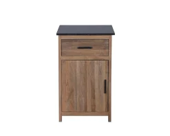 Meuble House Meuble de cuisine bois massif 1 porte 1 tiroir 