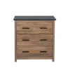 Meuble House Meuble de cuisine 3 tiroirs casserolier "Grand Chef" Online