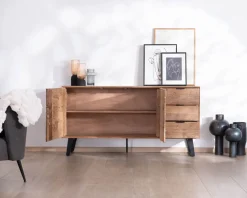 Meuble House Meuble de rangement bas 160 cm avec tiroirs 