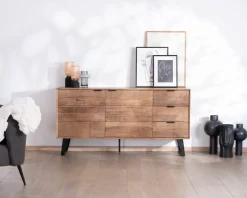 Meuble House Meuble de rangement bas 160 cm avec tiroirs 