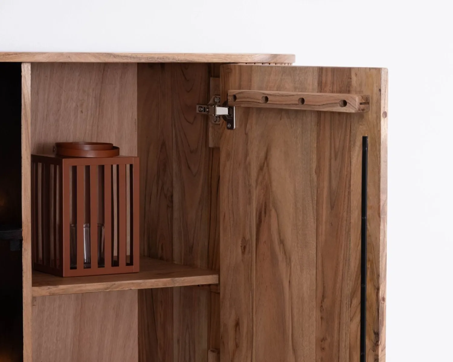 Meuble House Meuble de rangement design rétro "Bopee" étagères avec éclairage LED Outlet