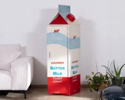 Meuble House Meuble de rangement original brique de lait Tetra Pack 