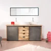Meuble House Meuble de salle de bain "Caractère" 180 cm 2 vasques Sale
