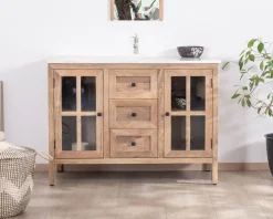 Meuble House Meuble de salle de bain simple vasque 120 cm "Maestro" en manguier