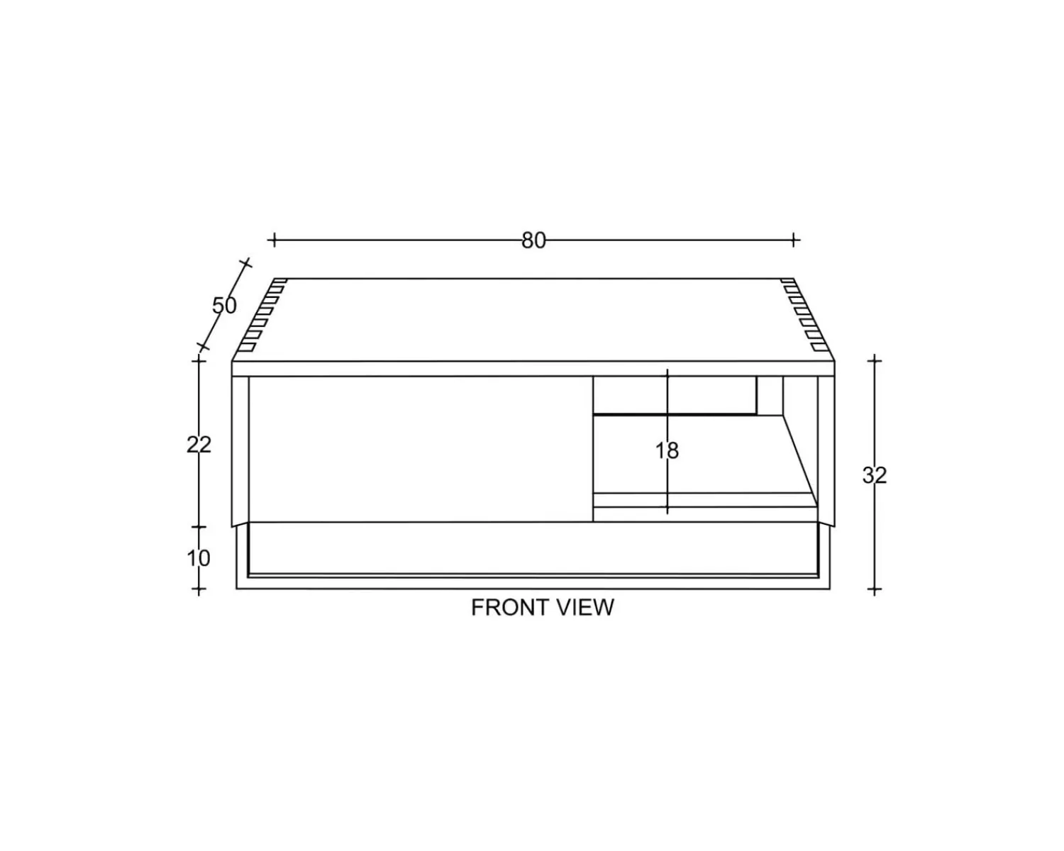 Meuble House Meuble sous vasque suspendu en teck avec porte serviette 80 cm "Tika" Discount