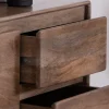 Meuble House Meuble télé 160 cm design épuré Japandi "Geta" en manguier massif Online
