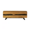 Meuble House Meuble télé 160 cm en teck recyclé "Copley" esprit nature brute Best