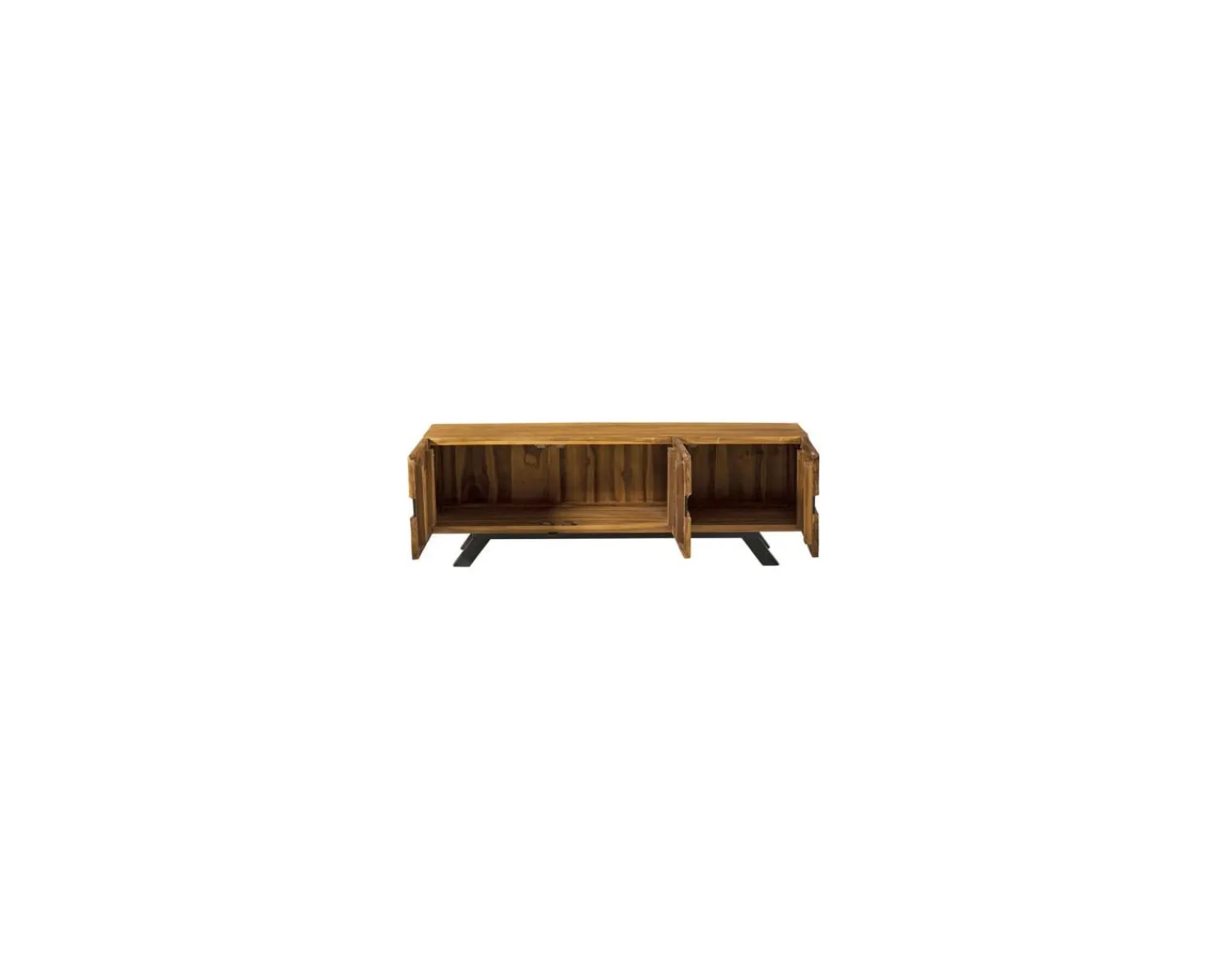 Meuble House Meuble télé 160 cm en teck recyclé "Copley" esprit nature brute Best