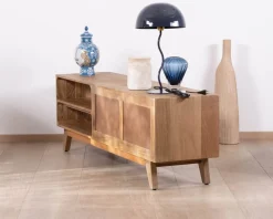 Meuble House Meuble TV 170 cm en manguier massif style scandinave
