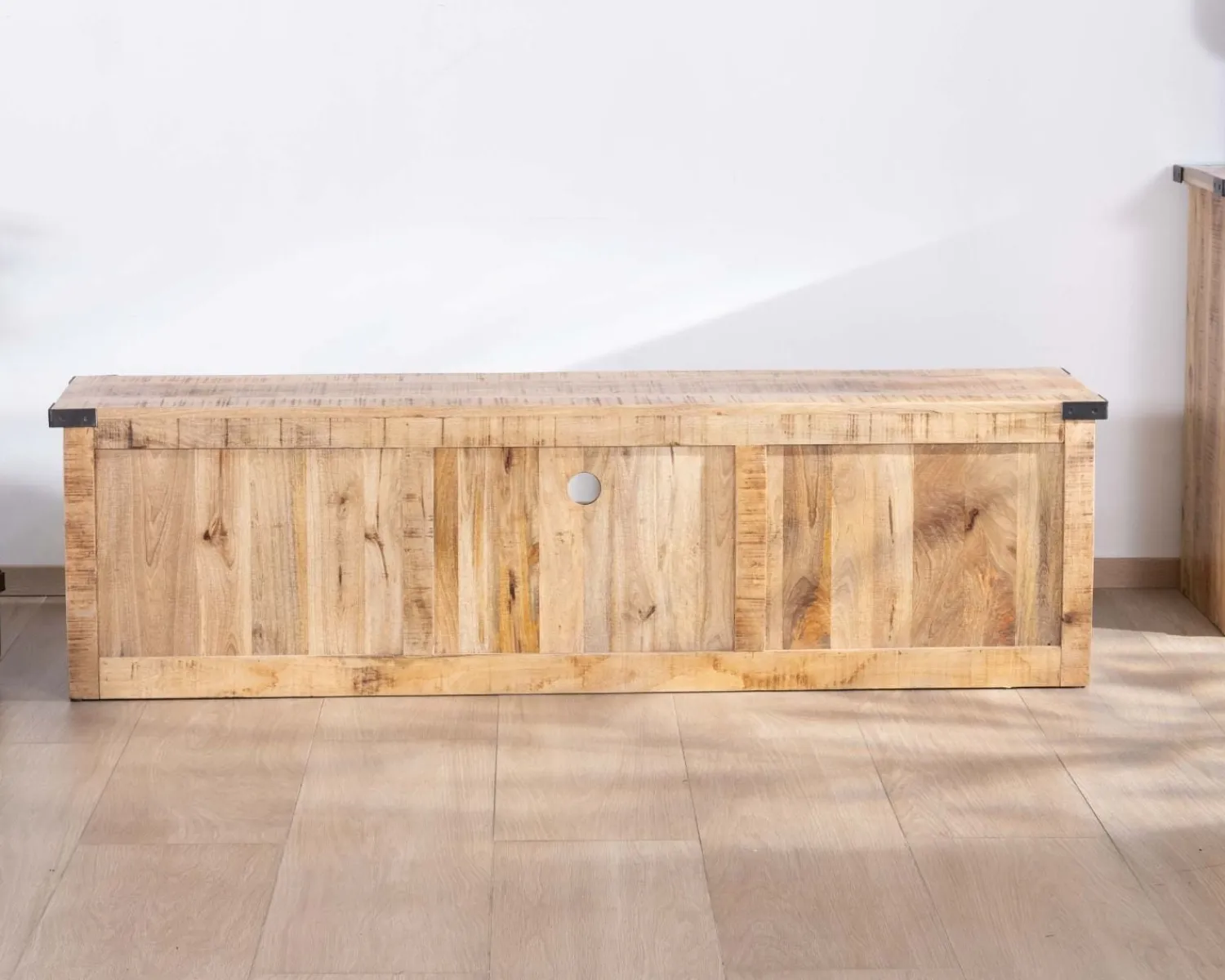 Meuble House Meuble TV 180 cm à portes coulissantes métal et bois "Caractère" Sale