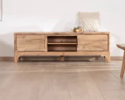 Meuble House Meuble TV 160 cm style zen en acacia