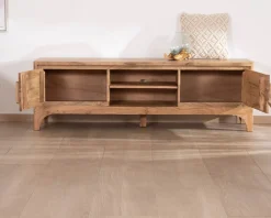 Meuble House Meuble TV 160 cm style zen en acacia
