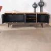 Meuble House Meuble TV 3 portes en teck style rétro "Opland" 160 cm Best