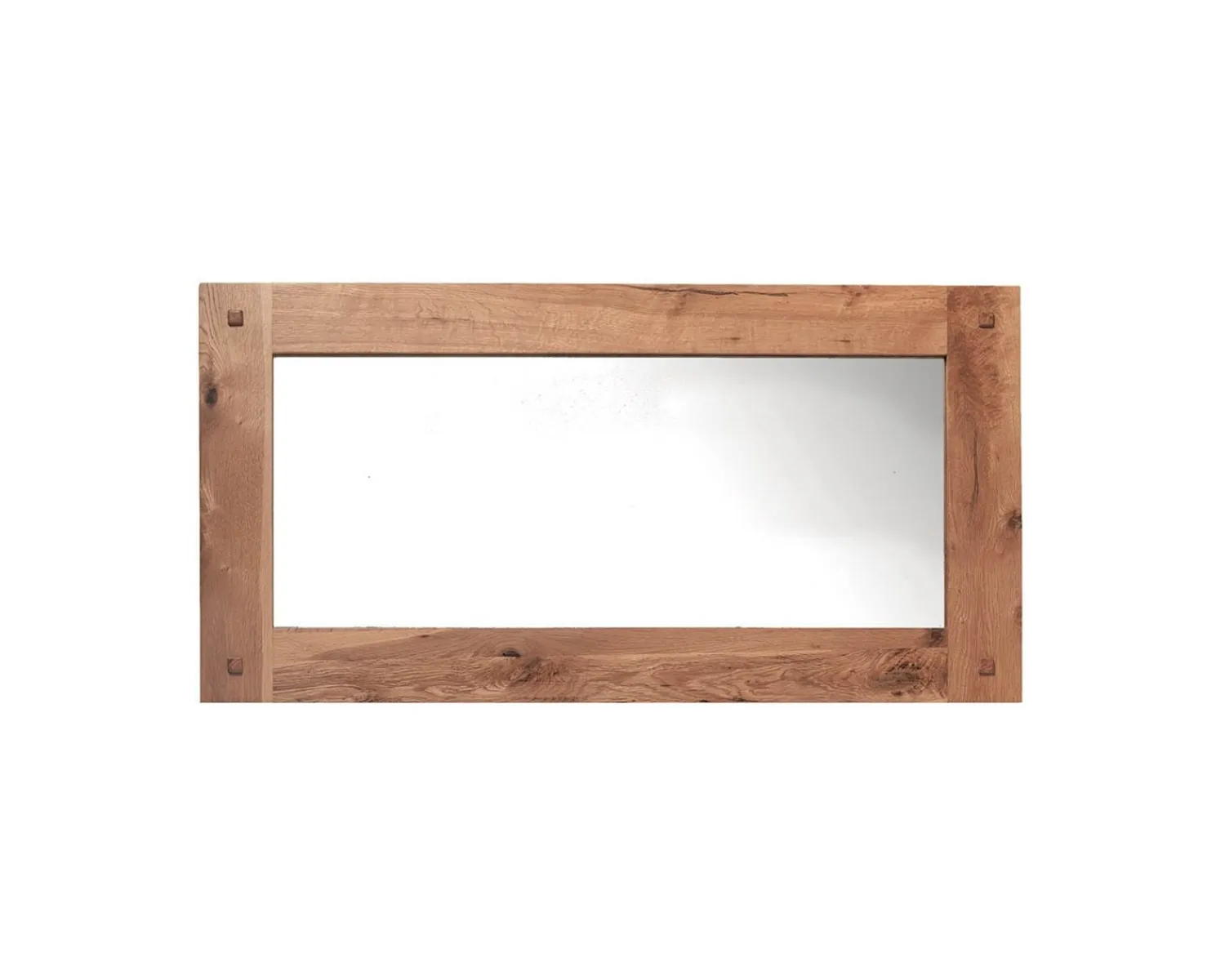 Meuble House Miroir avec cadre en chêne massif huilé "Lodge Casita" 150x80cm Sale