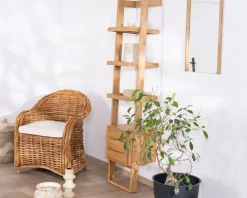 Meuble House Miroir avec encadrement en chêne huilé design épuré