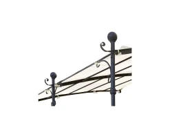 Meuble House Pergola murale 3 pieds en métal et toit arrondi
