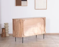 Meuble House Petit buffet 145 cm en acacia esprit rétro "Bopee" Outlet