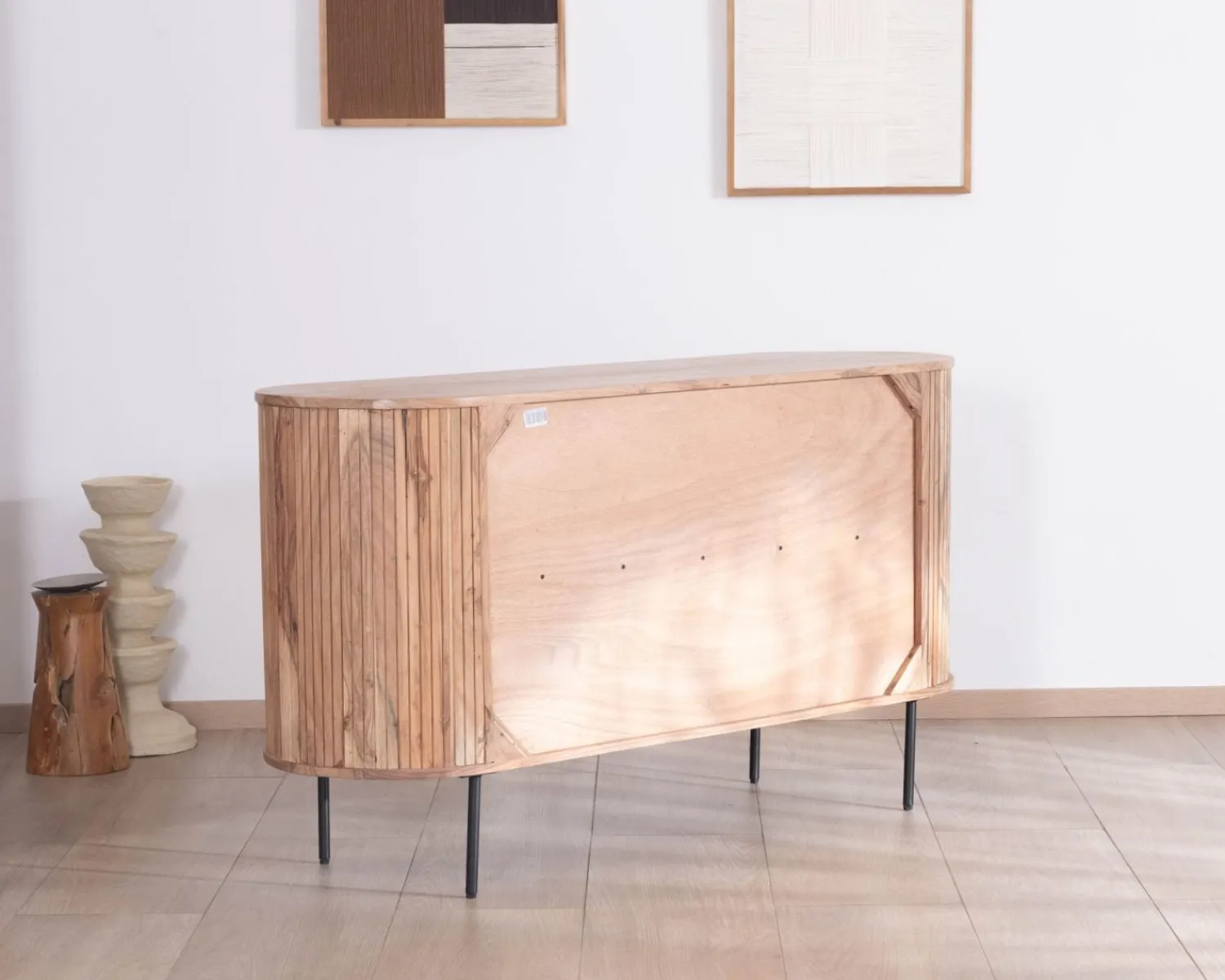 Meuble House Petit buffet 145 cm en acacia esprit rétro "Bopee" Outlet